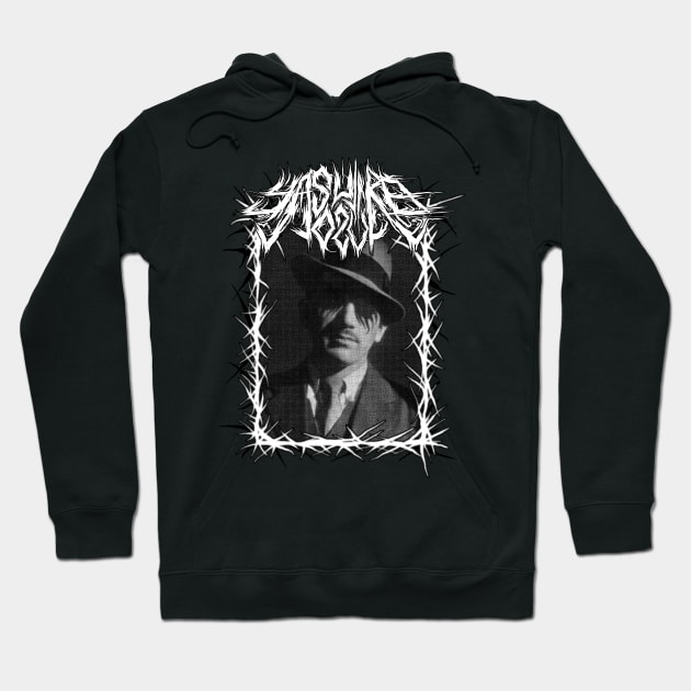 The Ozu Metal Portrait Hoodie by Metal Detectors